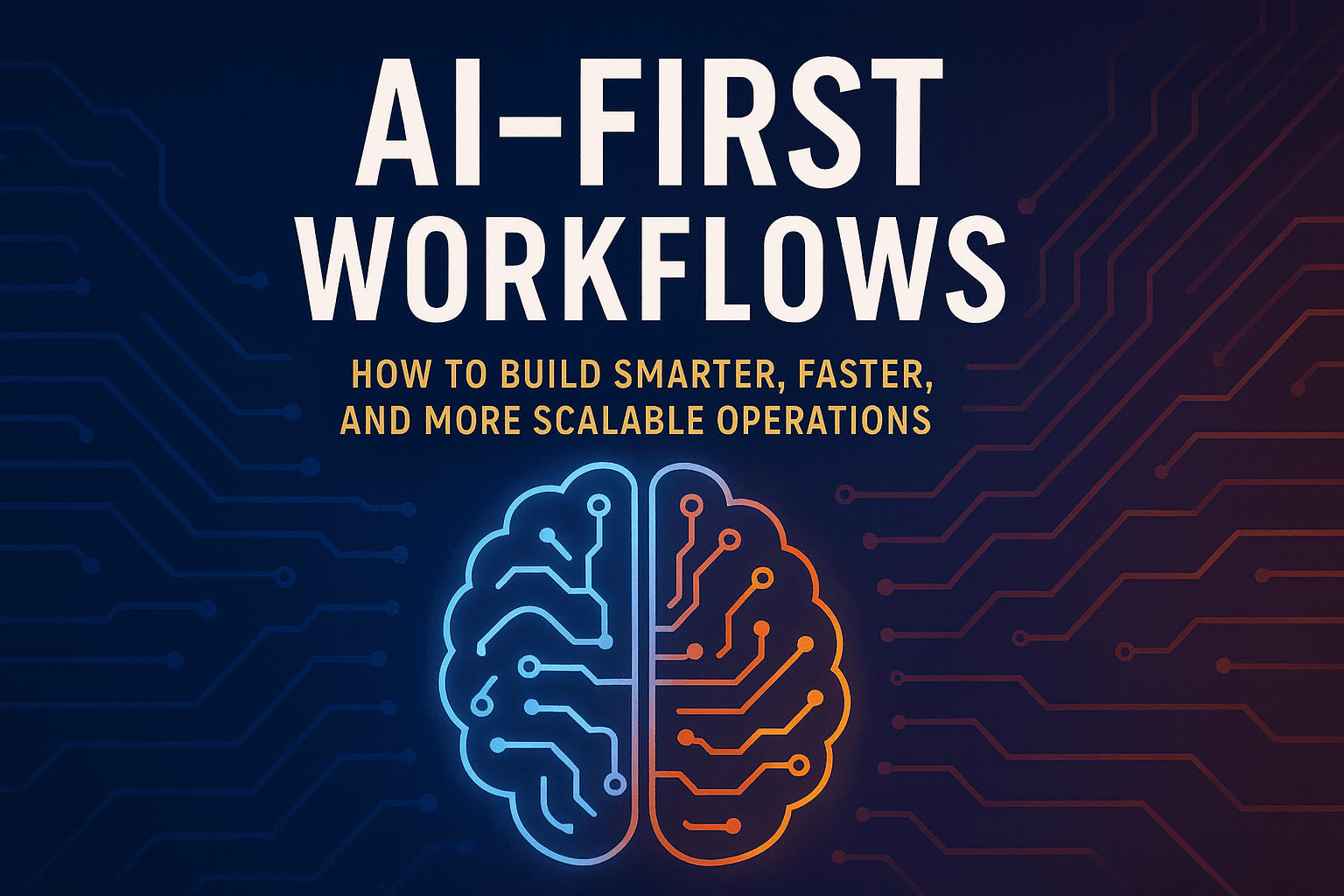 AI-First Workflows: How to Build Smarter, Faster, More Scalable Operations