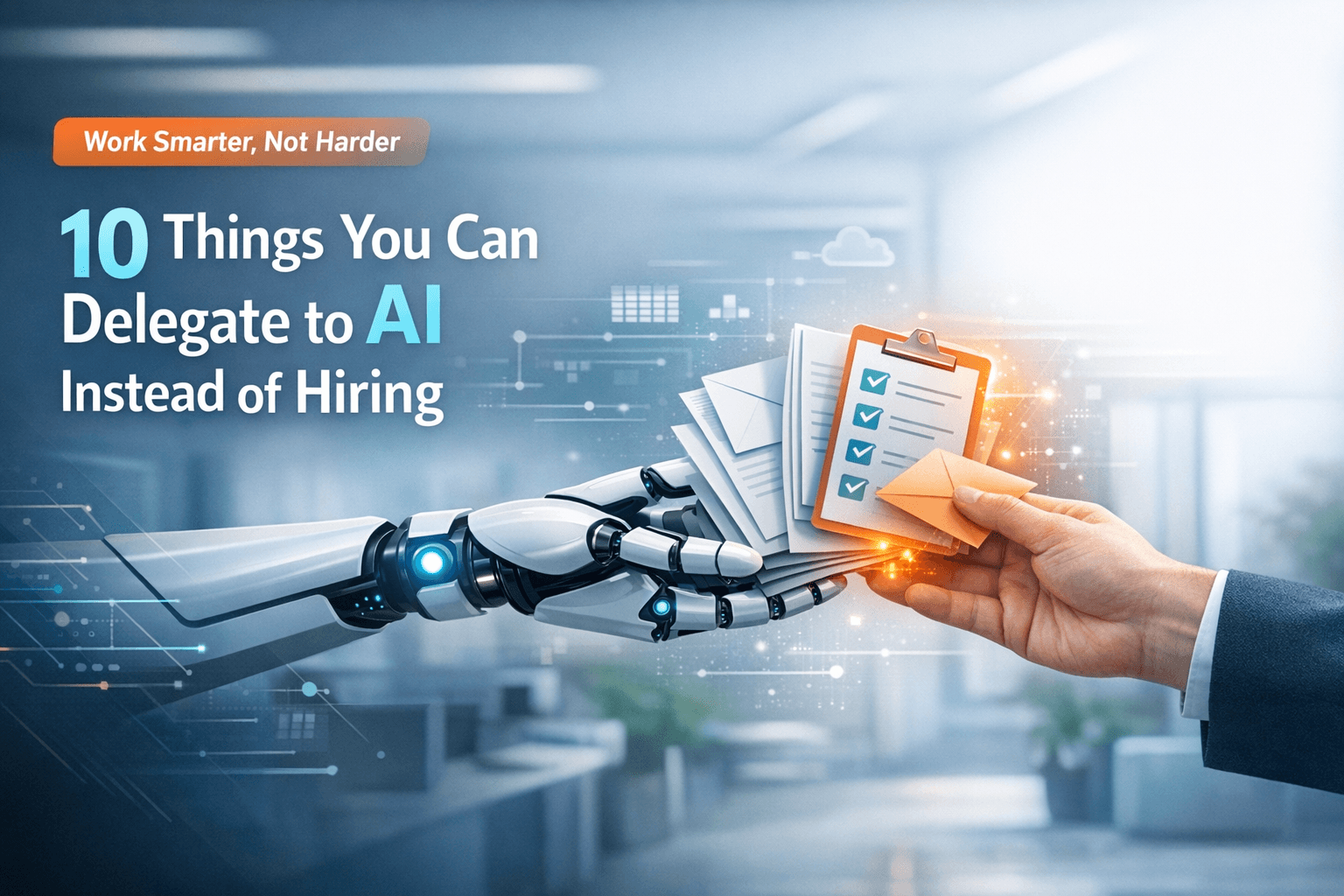 10 Business Tasks You Can Delegate to AI Instead of Hiring Staff
