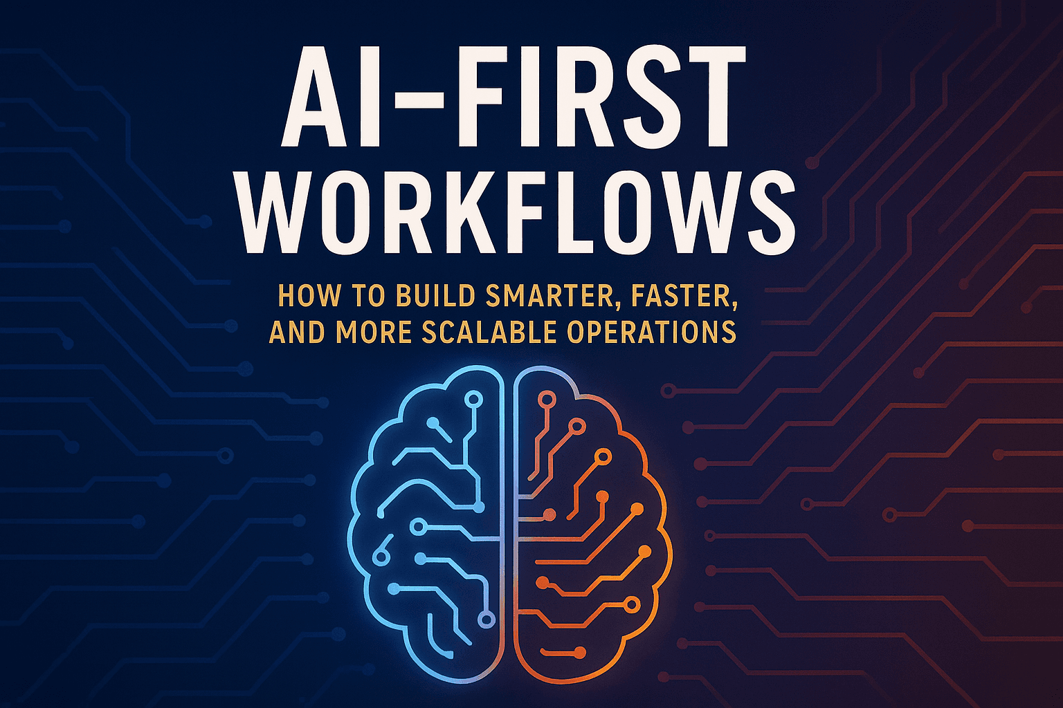 AI-First Workflows: How to Build Smarter, Faster, More Scalable Operations